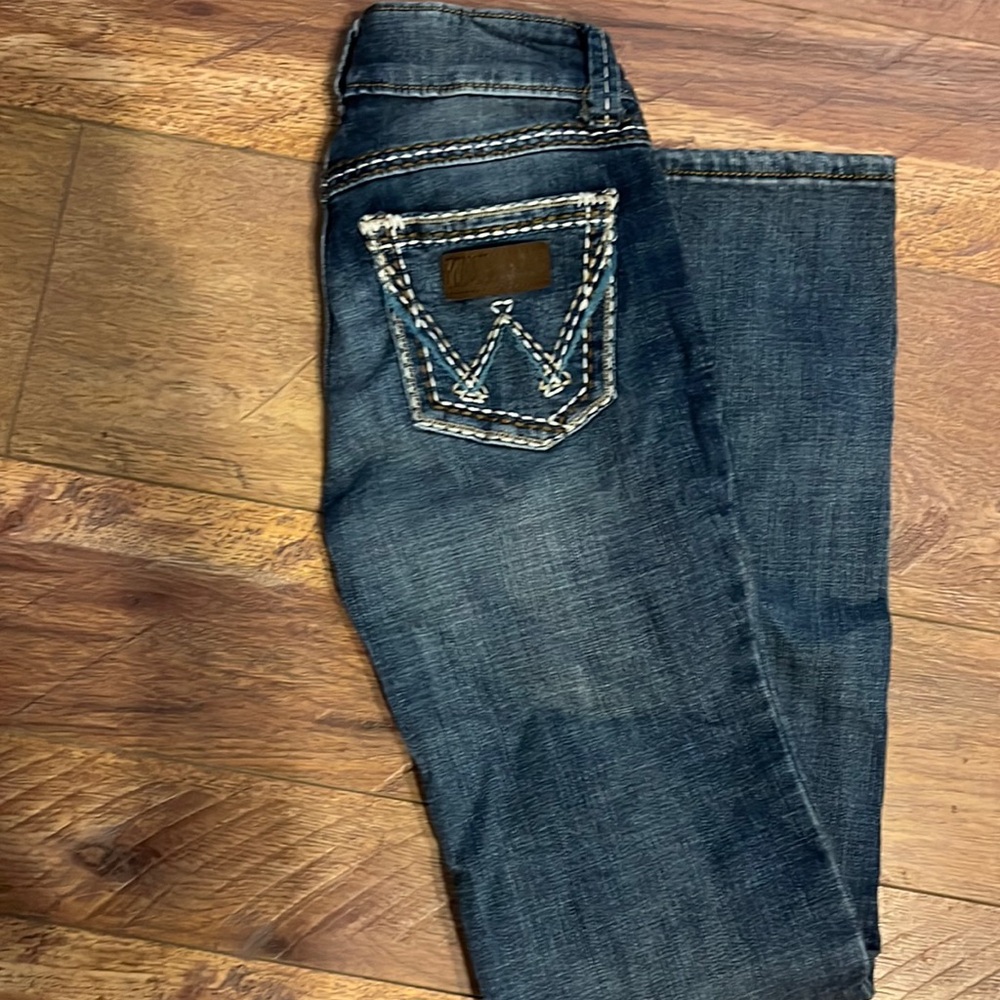 New jeans, washed but never worn.